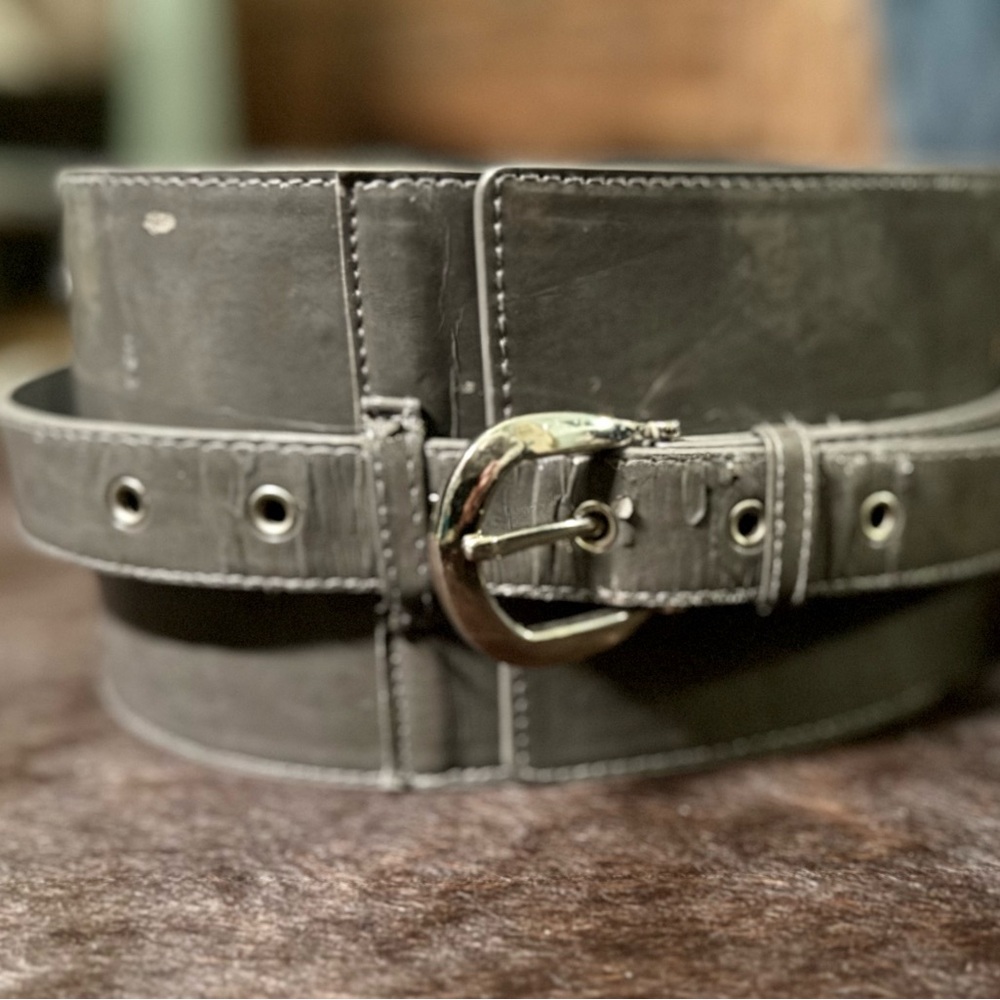 Vintage Italian Wide Waist Belt – Florence